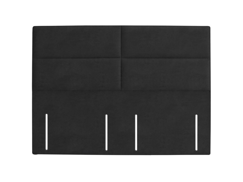 Hypnos Double Size - CLEARANCE - Ex-Showroom - Daytona Coal Gabriella Headboard with Platform Top Bed Base2