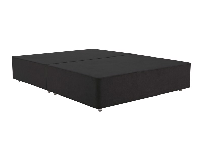 Hypnos Double Size - CLEARANCE - Ex-Showroom - Daytona Coal Gabriella Headboard with Platform Top Bed Base3