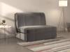Land Of Beds 1 Seater - CLEARANCE STOCK - Sunningdale Granite Odessa Sofa Bed1