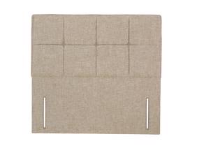Sleepeezee Single Size - CLEARANCE - Ex-Showroom - Tweed Cream Cassia Headboard1