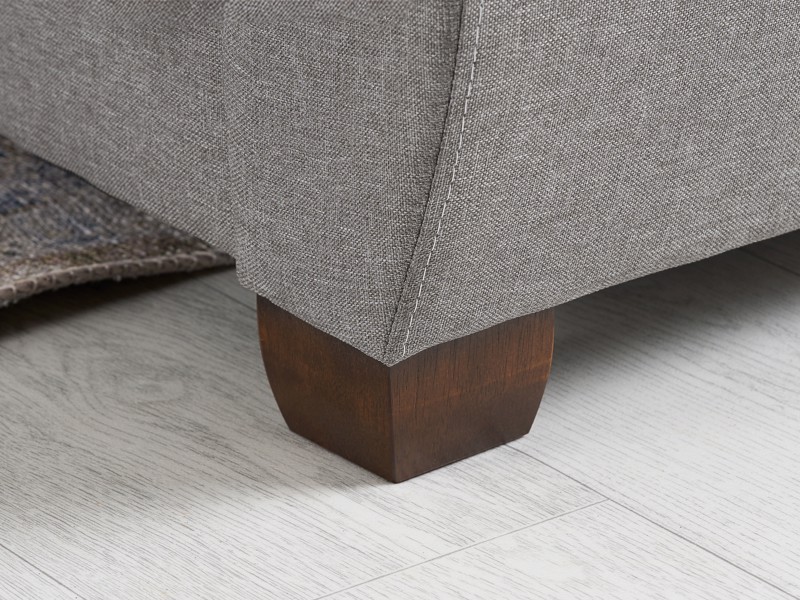 Land Of Beds Lily Grey Fabric Bed Frame7