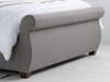 Land Of Beds Lily Grey Fabric Bed Frame3