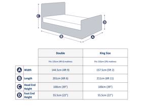 Land Of Beds Lilybrook White Wooden Ottoman Bed7