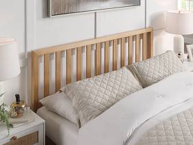 Land Of Beds Lilybrook Oak Finish Wooden Ottoman Bed2