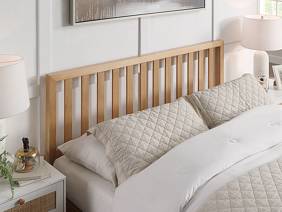 Land Of Beds Lilybrook Oak Finish Wooden Ottoman Bed5