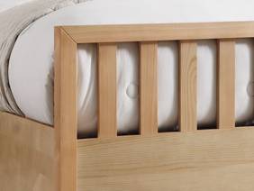 Land Of Beds Lilybrook Oak Finish Wooden Ottoman Bed6
