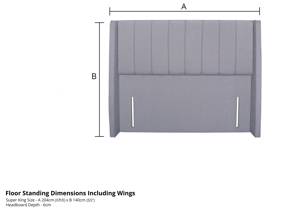 Sleepeezee Super King Size - CLEARANCE - Joshua Burnt Orange Balmoral Headboard3