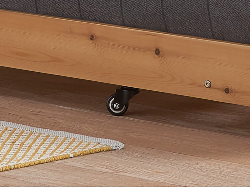 Land Of Beds Single Size - CLEARANCE STOCK - Arden Honey Pine Wooden Guest Bed8