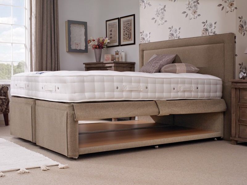 Hypnos King Size - CLEARANCE STOCK - Imperio Stone Hideaway Bed Base3