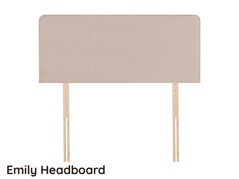 Hypnos Double Size - CLEARANCE - Ex-Showroom - Maestro Oatmeal Emily Headboard and Ortho Silver Divan Bed8