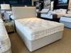 Hypnos Double Size - CLEARANCE - Ex-Showroom - Maestro Oatmeal Emily Headboard and Ortho Silver Divan Bed1