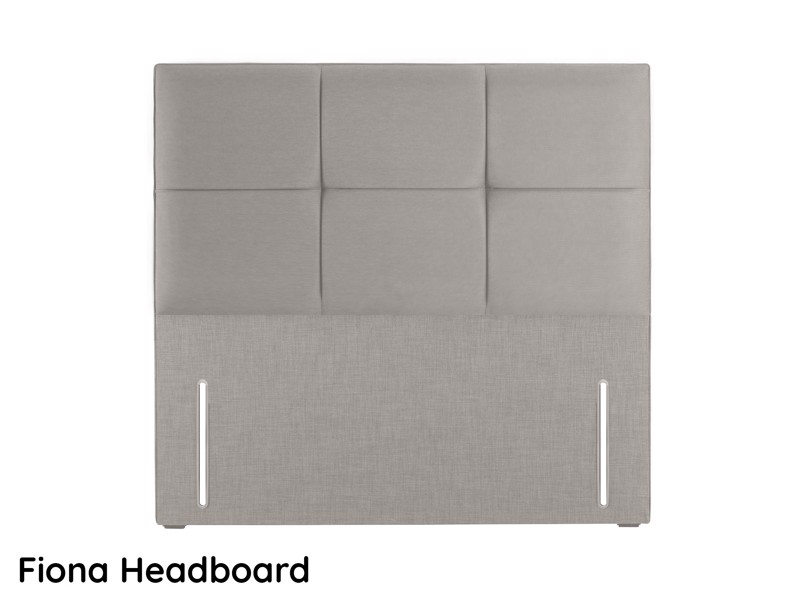 Hypnos Double Size - CLEARANCE - Ex-Showroom - Imperio Stone Fiona Headboard and Ortho Gold Divan Bed10