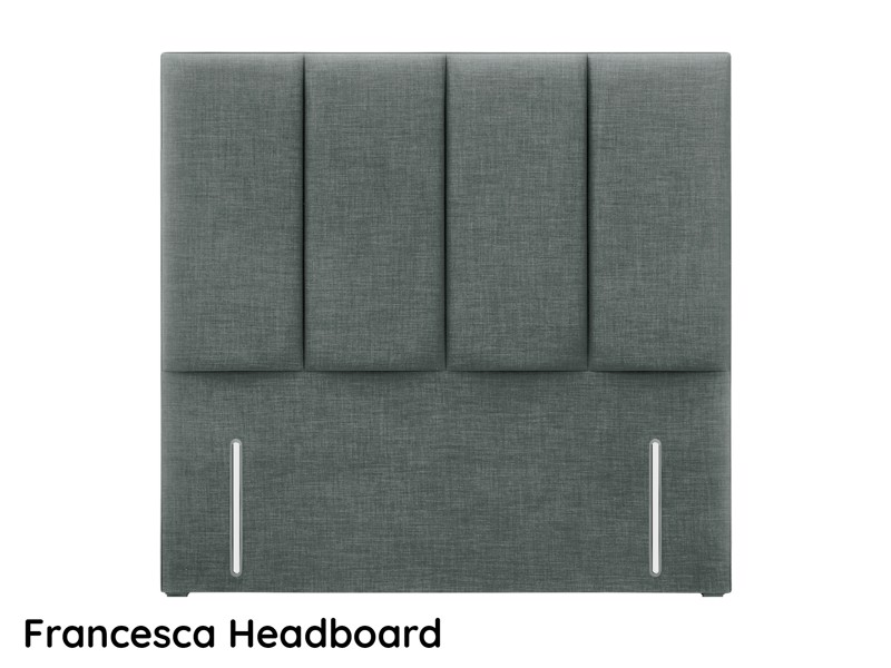 Hypnos Double Size - CLEARANCE - Ex-Showroom - Tweed Dark Green Francesca Headboard and Luxor Comfort Supreme Divan Bed10