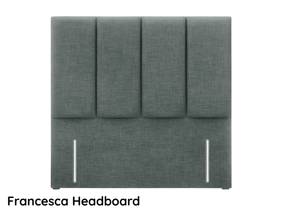Hypnos Double Size - CLEARANCE - Ex-Showroom - Tweed Dark Green Francesca Headboard and Luxor Comfort Supreme Divan Bed10