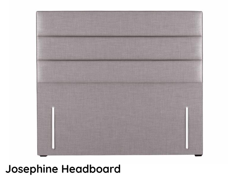 Hypnos King Size - CLEARANCE - Ex-Showroom - Imperio Grey Josephine Headboard and Solace Divan Bed9