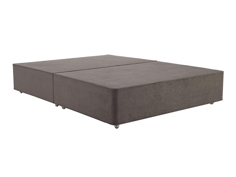 Hypnos King Size - CLEARANCE - Ex-Showroom - Imperio Grey Open Coil Firm Edge Bed Base1
