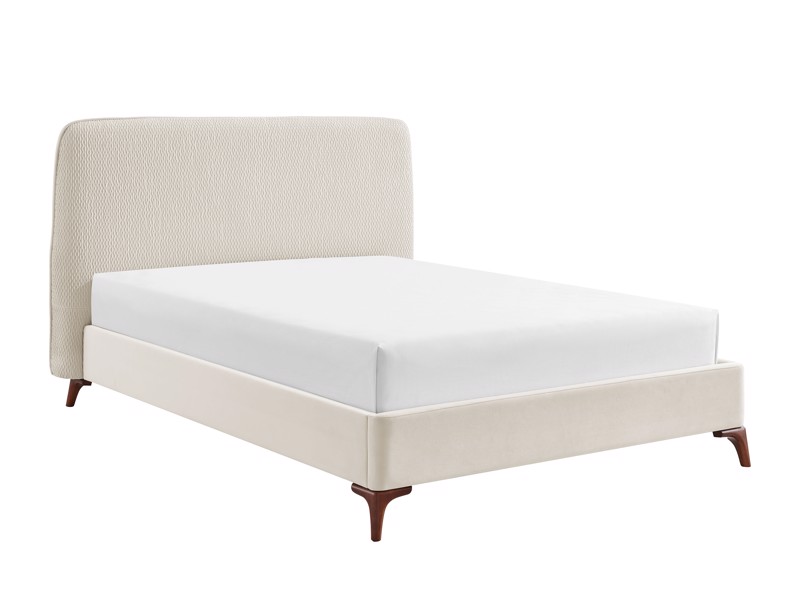 Land Of Beds Fernleigh Natural Fabric Bed Frame4