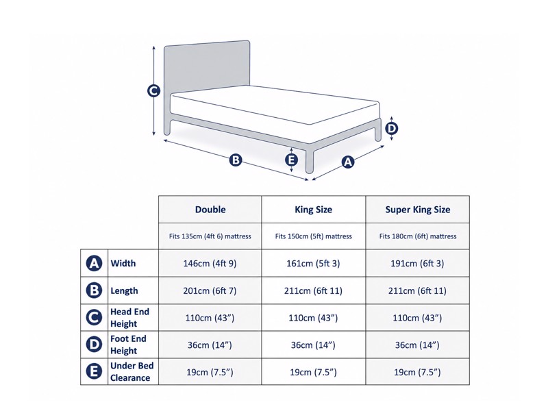 Land Of Beds Poppydale Rattan Oak Bed Frame6