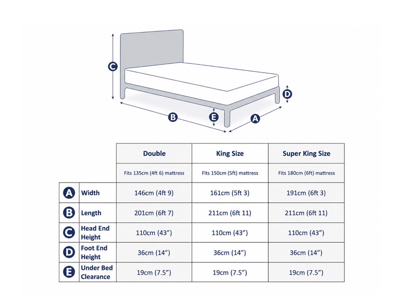 Land Of Beds Poppydale Rattan Oak Bed Frame6