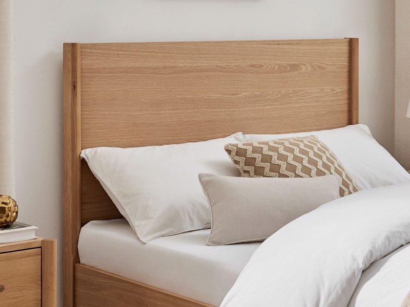 Land Of Beds Rosewood Oak Wooden Bed Frame3