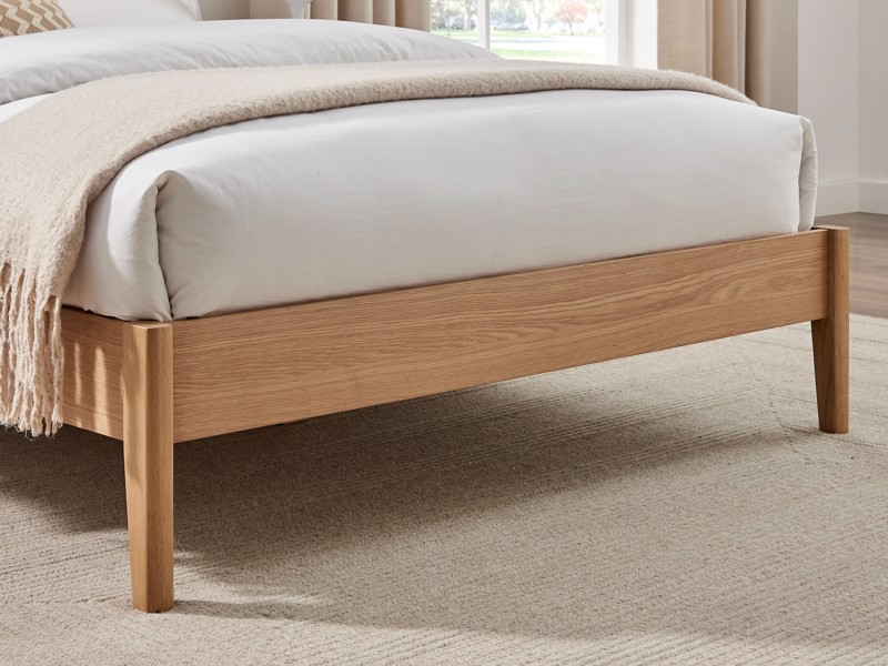 Land Of Beds Rosewood Oak Wooden Bed Frame5