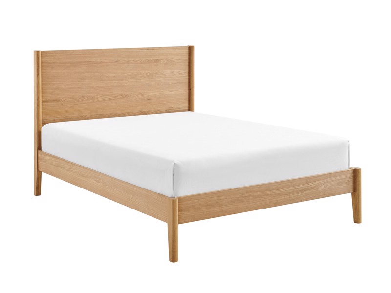 Land Of Beds Rosewood Oak Wooden Bed Frame4