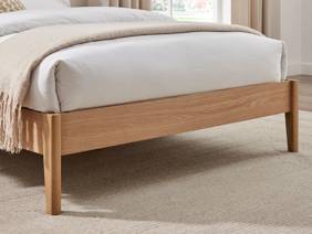 Land Of Beds Rosewood Oak Wooden Bed Frame5