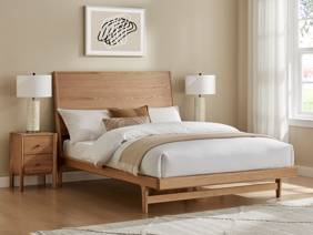Land Of Beds Ivybrook Oak Wooden Bed Frame1