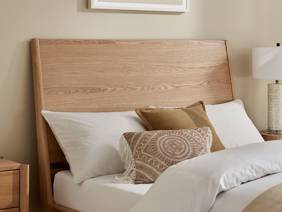 Land Of Beds Ivybrook Oak Wooden Bed Frame3