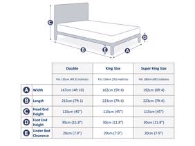 Land Of Beds Ivybrook Oak Wooden Bed Frame6