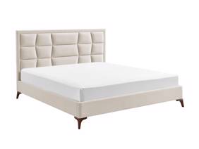 Land Of Beds Bloomhurst Natural Fabric Bed Frame4