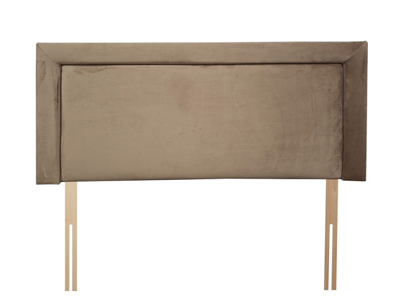 Sleepeezee King Size - CLEARANCE - Ex-Showroom - Plush Beige Orchid Headboard1