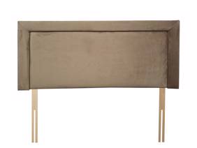 Sleepeezee King Size - CLEARANCE - Ex-Showroom - Plush Beige Orchid Headboard1