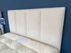 Hypnos King Size - CLEARANCE - Ex-Showroom - Imperio Cream Francesca Headboard and Luxor Comfort Supreme Divan Bed5