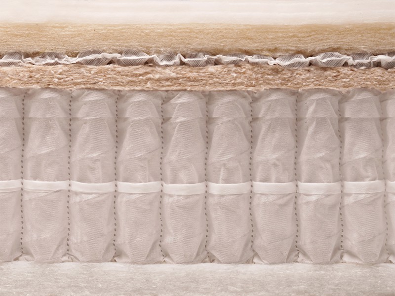 Hypnos King Size - CLEARANCE - Ex-Showroom - Brooklyn Mint Isobella Headboard and Sahara Deluxe Divan Bed7