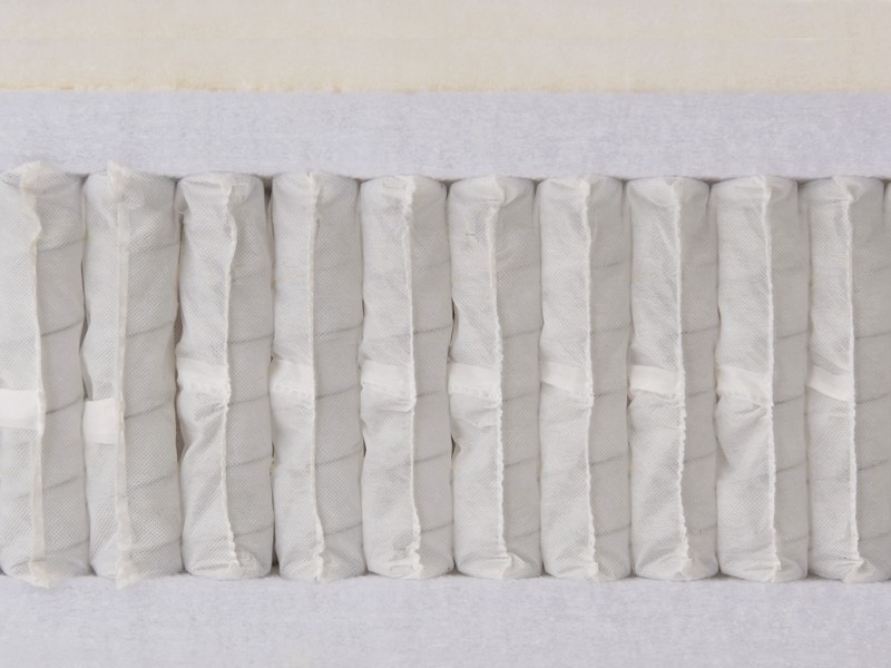 Hypnos Double Size - CLEARANCE - Ex-Showroom - Tweed Stone Emily Headboard and Tranquil Classic Divan Bed3