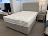 Hypnos Double Size - CLEARANCE - Ex-Showroom - Tweed Stone Emily Headboard and Tranquil Classic Divan Bed1