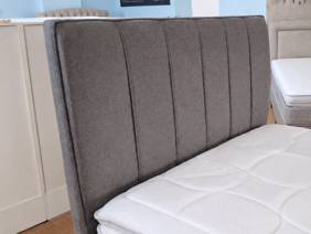 Sleepeezee Double Size - CLEARANCE - Ex-Showroom - Joshua Grey Daisy Headboard and ActivFlex Advance Divan Bed4