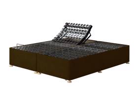 Tempur Adjustable Super King Size - CLEARANCE STOCK - Velvet Olive Southwold Headboard and Suffolk Disc Adjustable Bed2