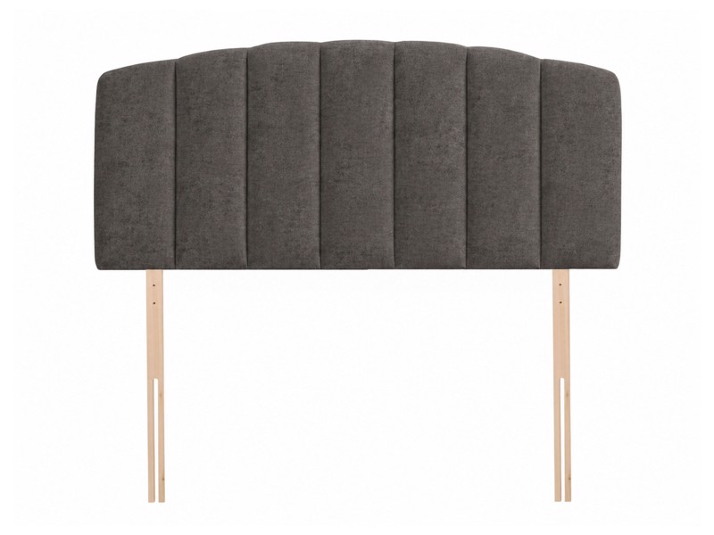 Hypnos King Size - CLEARANCE - Daytona Pebble Beatrice Headboard and Kensington Deluxe Divan Bed2