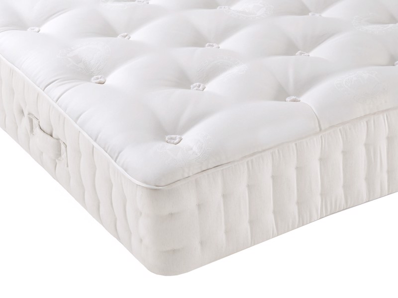 Hypnos King Size - CLEARANCE - Daytona Pebble Beatrice Headboard and Kensington Deluxe Divan Bed6