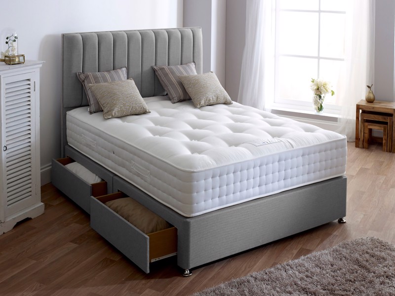 Highgrove Beds King Size - CLEARANCE - Ex-Showroom - Grange Ortho Natural 100 Mattress2