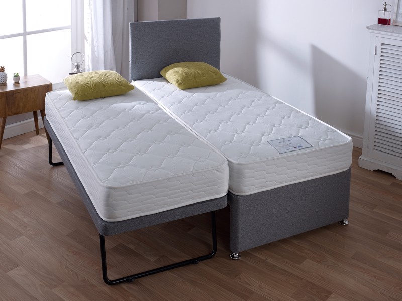 Highgrove Beds Single Size - CLEARANCE - Ex-Showroom - Plush Argent Dreamworld Buddy Guest Bed3