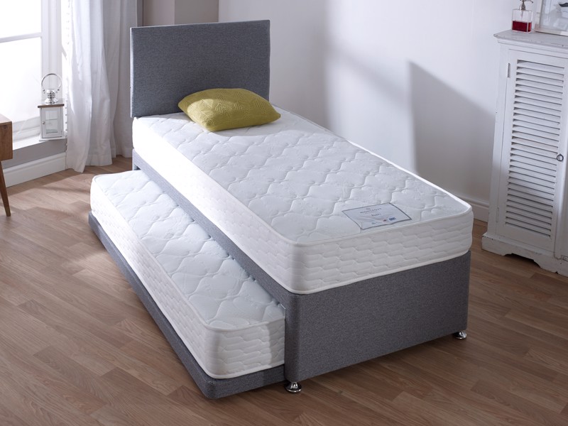 Highgrove Beds Single Size - CLEARANCE - Ex-Showroom - Plush Argent Dreamworld Buddy Guest Bed5