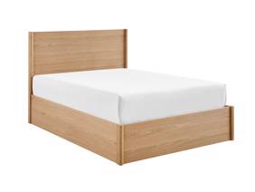 Land Of Beds Rosewood Oak Wooden Ottoman Bed4