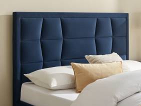 Land Of Beds Bloomhurst Navy Fabric Ottoman Bed5