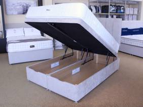 Relyon Double - CLEARANCE - Ex-Showroom - Quill Baronial Headboard and Appleton Dunlopillo Latex Divan Bed3