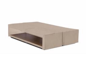 Hypnos Super King Size - CLEARANCE STOCK - Tweed Stone Hideaway Bed Base3