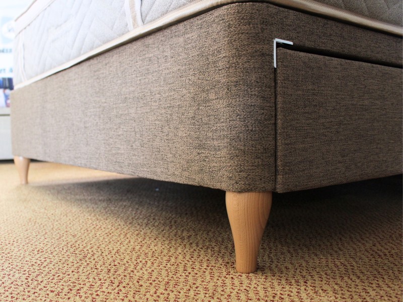Sealy Double Size - CLEARANCE -Ex-Showroom - Elm Penthouse Headboard and Exquisite Palatial Divan Bed5