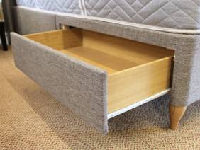Sealy Double Size - CLEARANCE -Ex-Showroom - Elm Penthouse Headboard and Exquisite Palatial Divan Bed6